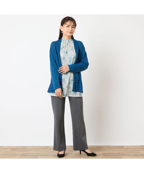 LOBJIE / ロブジェ その他パンツ | 【あったか素材・洗える・セットアップ可能】セミワイドストレートパンツ | 詳細7