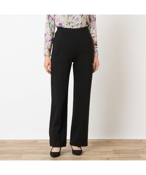 LOBJIE / ロブジェ その他パンツ | 【あったか素材・洗える・セットアップ可能】セミワイドストレートパンツ | 詳細9