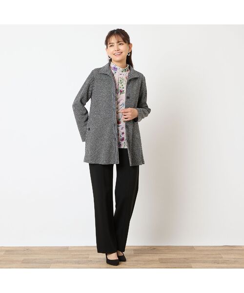 LOBJIE / ロブジェ その他パンツ | 【あったか素材・洗える・セットアップ可能】セミワイドストレートパンツ | 詳細11