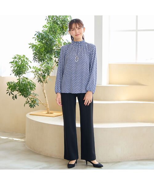 LOBJIE / ロブジェ その他パンツ | 【あったか素材・洗える・セットアップ可能】セミワイドストレートパンツ | 詳細17