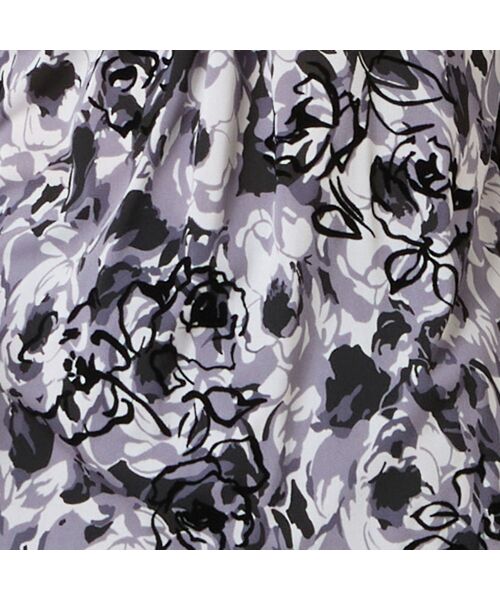 LOBJIE / ロブジェ カットソー | 【洗える・日本製】チュールプリントカットソー | 詳細2