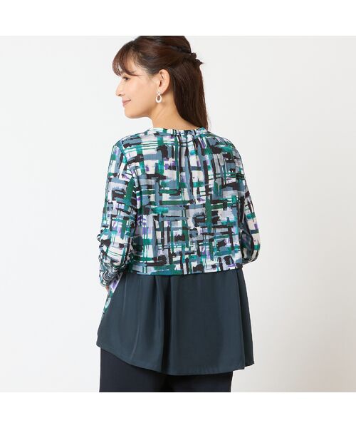 LOBJIE / ロブジェ カットソー | 【洗える・日本製】チェック柄カットソー | 詳細9