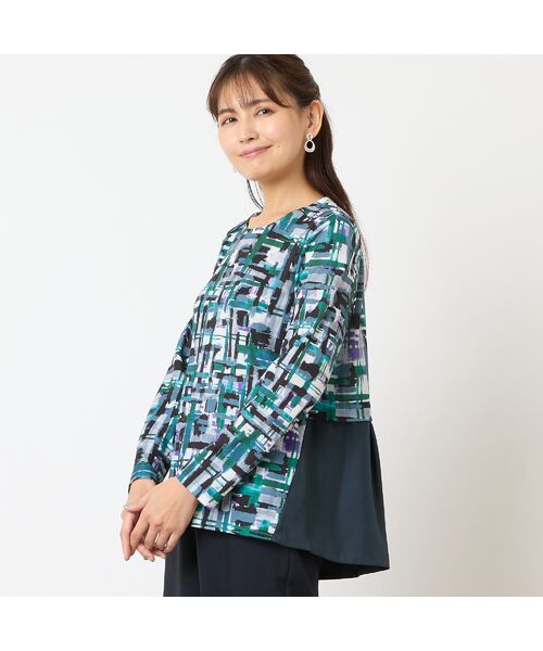 LOBJIE / ロブジェ カットソー | 【洗える・日本製】チェック柄カットソー | 詳細10