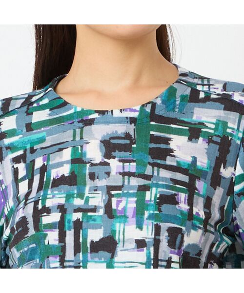 LOBJIE / ロブジェ カットソー | 【洗える・日本製】チェック柄カットソー | 詳細11