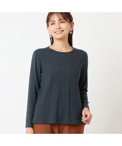 LOBJIE / ロブジェ カットソー | 【洗える・アンサンブル可能】ワイドリブカットソー