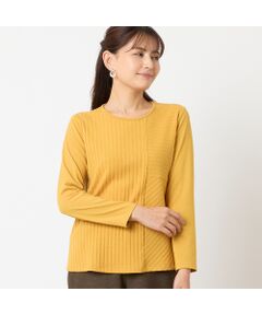 【洗える・アンサンブル可能】ワイドリブカットソー