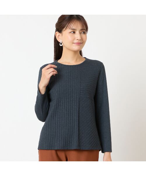 LOBJIE / ロブジェ カットソー | 【洗える・アンサンブル可能】ワイドリブカットソー | 詳細8