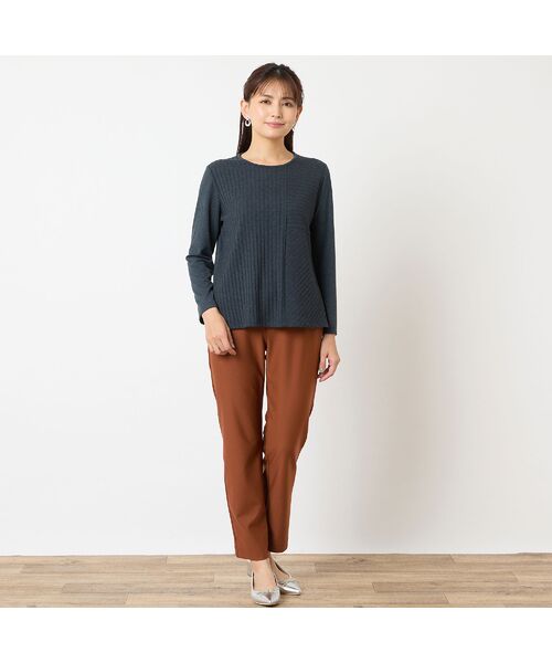 LOBJIE / ロブジェ カットソー | 【洗える・アンサンブル可能】ワイドリブカットソー | 詳細10