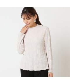 LOBJIE / ロブジェ カットソー | 【洗える・日本製】水玉シャーリングカットソー