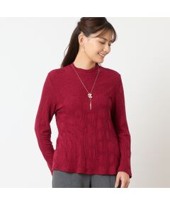 LOBJIE / ロブジェ カットソー | 【洗える・日本製】水玉シャーリングカットソー