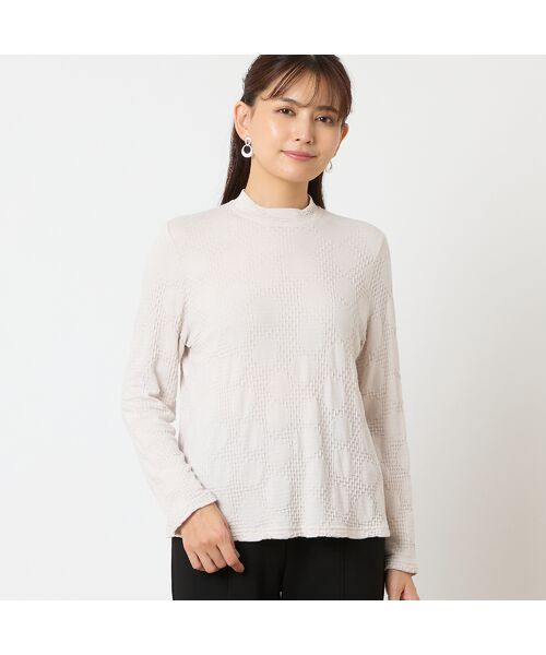 LOBJIE / ロブジェ カットソー | 【洗える・日本製】水玉シャーリングカットソー | 詳細1