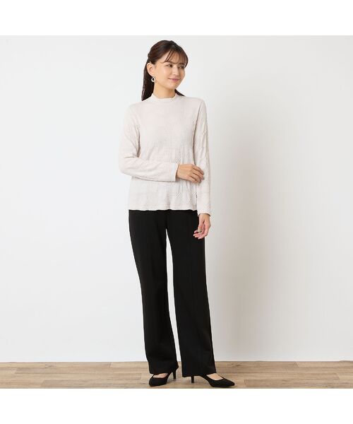 LOBJIE / ロブジェ カットソー | 【洗える・日本製】水玉シャーリングカットソー | 詳細4