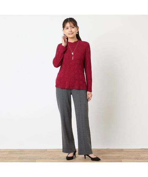 LOBJIE / ロブジェ カットソー | 【洗える・日本製】水玉シャーリングカットソー | 詳細15