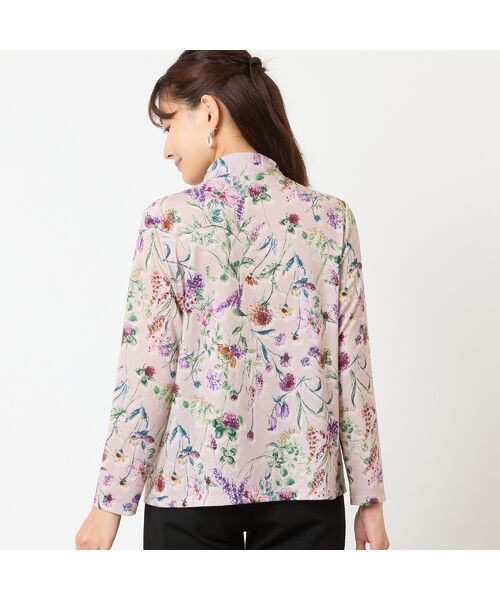 LOBJIE / ロブジェ カットソー | 【洗える・日本製】ボタニカル柄カットソー | 詳細1