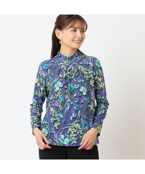 LOBJIE / ロブジェ カットソー | 【洗える・日本製】ボタニカル柄カットソー | 詳細10