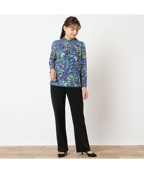 LOBJIE / ロブジェ カットソー | 【洗える・日本製】ボタニカル柄カットソー | 詳細14