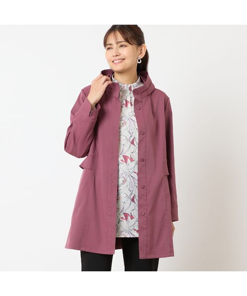 LOBJIE / ロブジェ カットソー | 【洗える・日本製】襟ピンタック 花柄チュニック | 詳細5