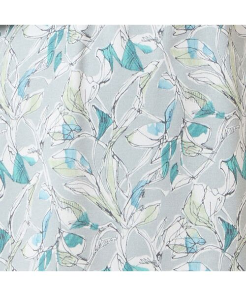 LOBJIE / ロブジェ カットソー | 【洗える・日本製】襟ピンタック 花柄チュニック | 詳細11