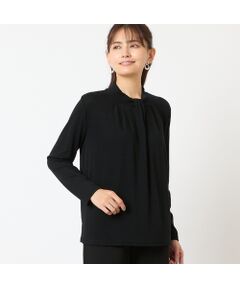 LOBJIE / ロブジェ カットソー | 【洗える・日本製】ボウタイ風カットソー