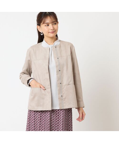 LOBJIE / ロブジェ カットソー | 【洗える・日本製】ボウタイ風カットソー | 詳細3