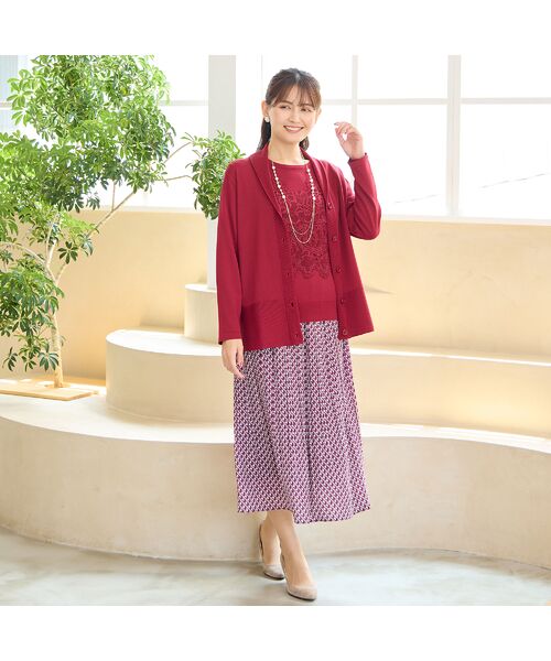 LOBJIE / ロブジェ カーディガン・ボレロ | ショールカラーニットカーディガン | 詳細5