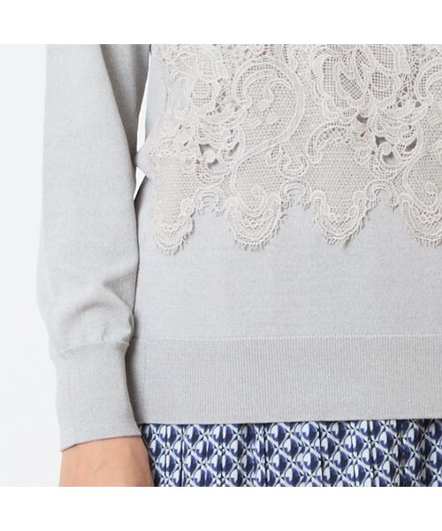 LOBJIE / ロブジェ ニット・セーター | レースつきセーター | 詳細4