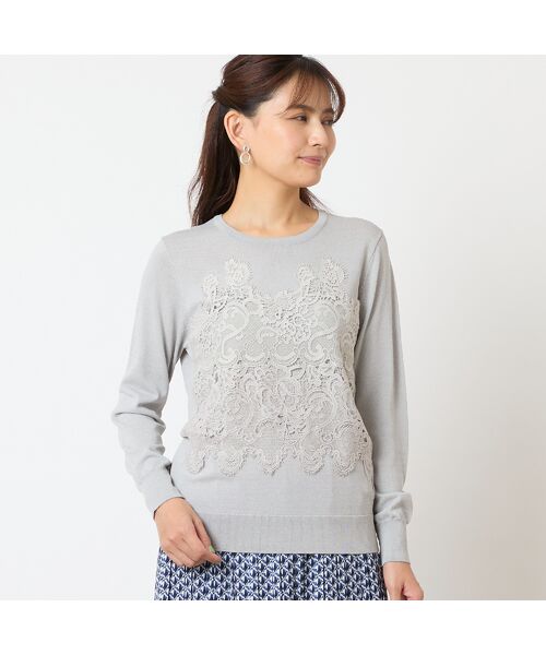 LOBJIE / ロブジェ ニット・セーター | レースつきセーター | 詳細5