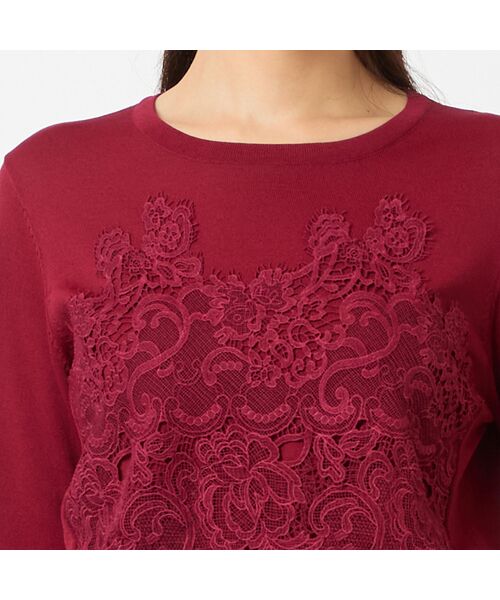 LOBJIE / ロブジェ ニット・セーター | レースつきセーター | 詳細11