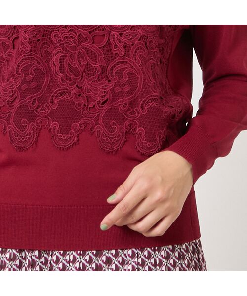 LOBJIE / ロブジェ ニット・セーター | レースつきセーター | 詳細12