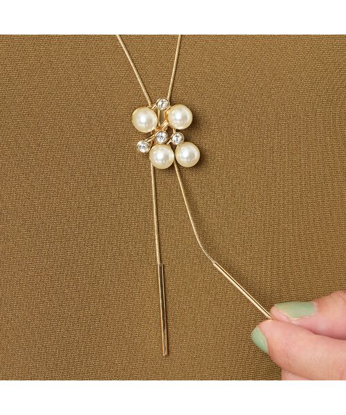 LOBJIE / ロブジェ ネックレス・ペンダント・チョーカー | パールモチーフ スライドネックレス | 詳細6