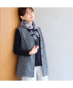 LOBJIE / ロブジェ ベスト | スライバーニットベスト