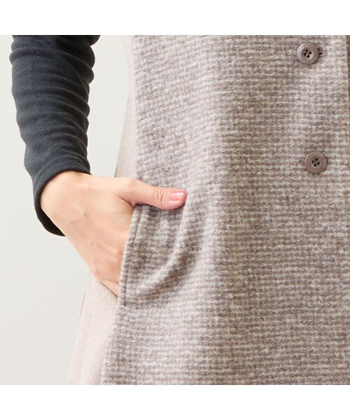 LOBJIE / ロブジェ ベスト | スライバーニットベスト | 詳細5