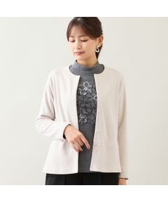 LOBJIE / ロブジェ カーディガン・ボレロ | 【洗える】綿混カーディガン