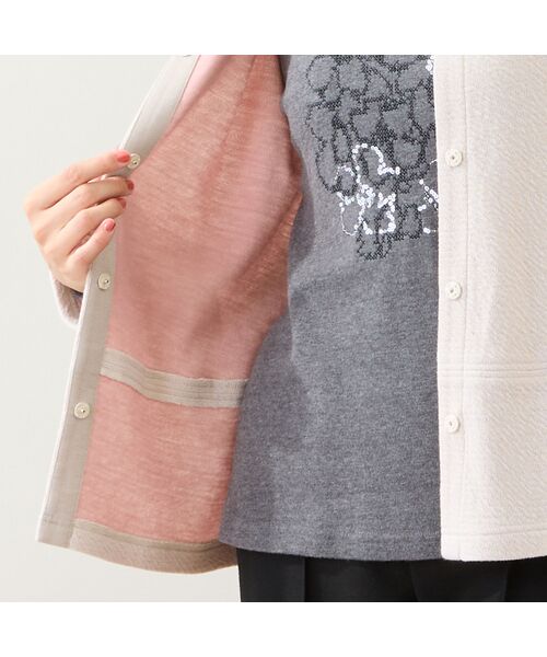 LOBJIE / ロブジェ カーディガン・ボレロ | 【洗える】綿混カーディガン | 詳細3