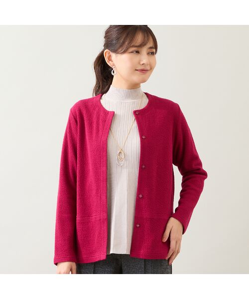 LOBJIE / ロブジェ カーディガン・ボレロ | 【洗える】綿混カーディガン | 詳細12
