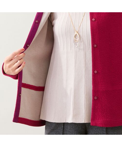 LOBJIE / ロブジェ カーディガン・ボレロ | 【洗える】綿混カーディガン | 詳細13