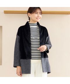 LOBJIE / ロブジェ その他アウター | フロントフェイクファージャケット