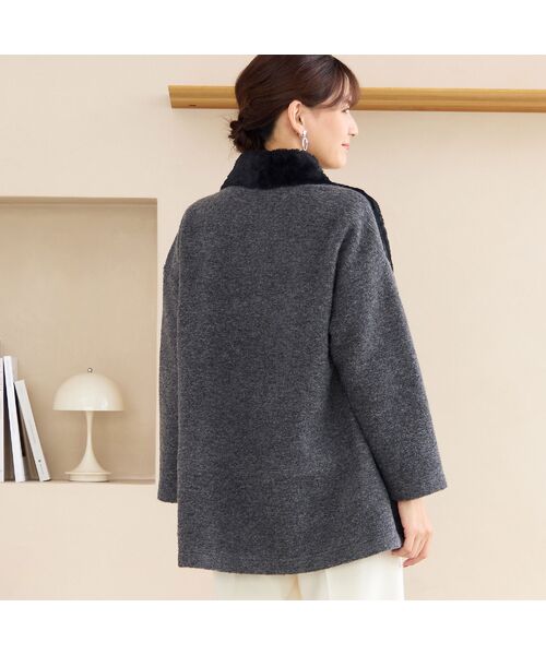 LOBJIE / ロブジェ その他アウター | フロントフェイクファージャケット | 詳細1