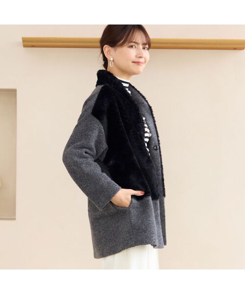 LOBJIE / ロブジェ その他アウター | フロントフェイクファージャケット | 詳細2