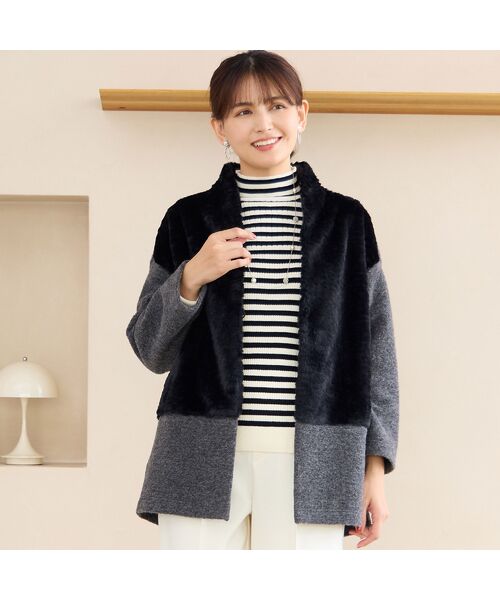 LOBJIE / ロブジェ その他アウター | フロントフェイクファージャケット | 詳細3