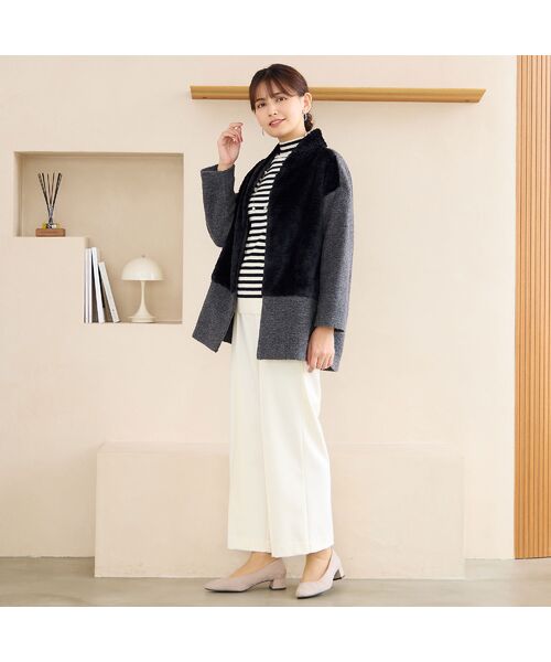 LOBJIE / ロブジェ その他アウター | フロントフェイクファージャケット | 詳細5