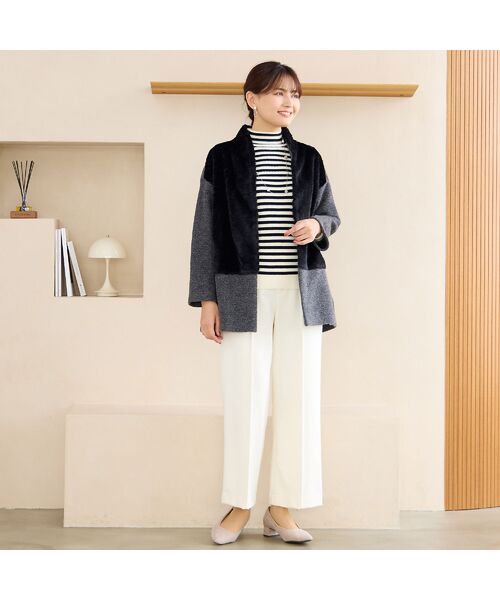 LOBJIE / ロブジェ その他アウター | フロントフェイクファージャケット | 詳細7