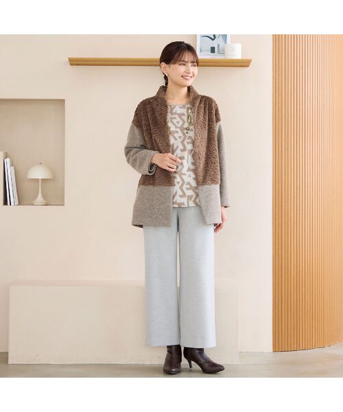 LOBJIE / ロブジェ その他アウター | フロントフェイクファージャケット | 詳細11