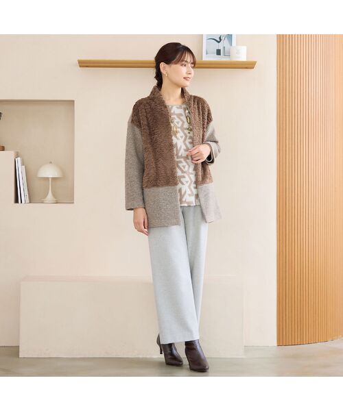 LOBJIE / ロブジェ その他アウター | フロントフェイクファージャケット | 詳細12