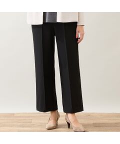 LOBJIE / ロブジェ その他パンツ | 【あったか素材・洗える・日本製】ピンタック入りワイドパンツ
