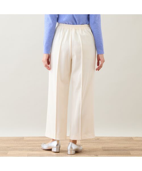LOBJIE / ロブジェ その他パンツ | 【あったか素材・洗える・日本製】ピンタック入りワイドパンツ | 詳細2