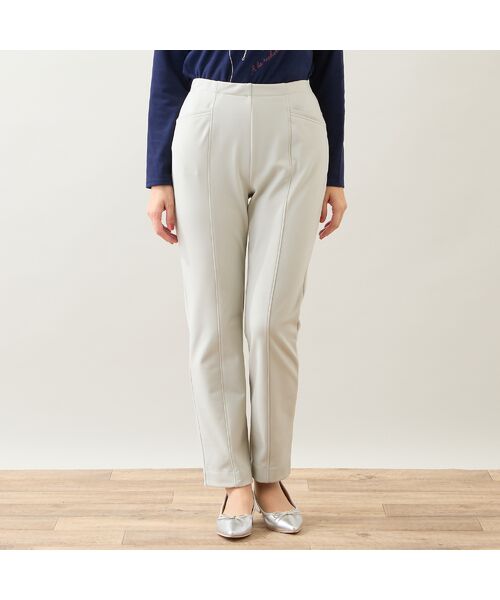 LOBJIE / ロブジェ その他パンツ | 【あったか素材・洗える・S~LLサイズ】ベーシックイージーパンツ | 詳細1