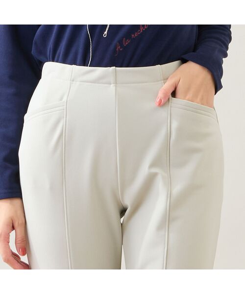 LOBJIE / ロブジェ その他パンツ | 【あったか素材・洗える・S~LLサイズ】ベーシックイージーパンツ | 詳細4