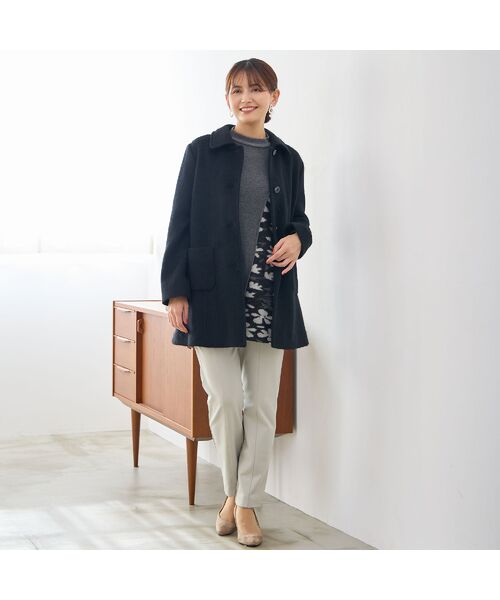 LOBJIE / ロブジェ その他パンツ | 【あったか素材・洗える・S~LLサイズ】ベーシックイージーパンツ | 詳細6