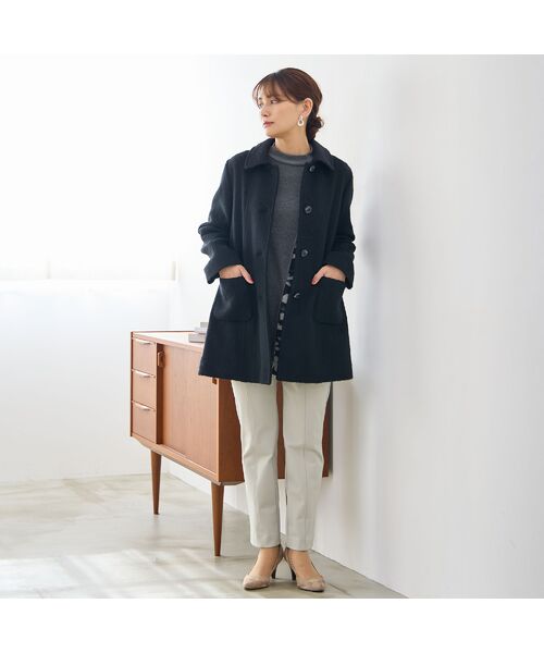 LOBJIE / ロブジェ その他パンツ | 【あったか素材・洗える・S~LLサイズ】ベーシックイージーパンツ | 詳細7